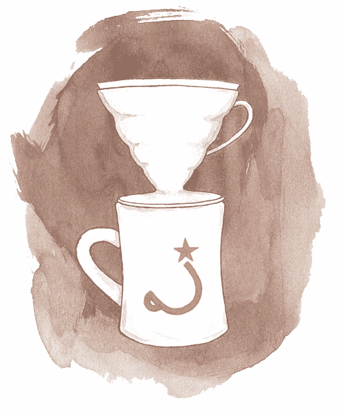 Ritual hario v60 illustration