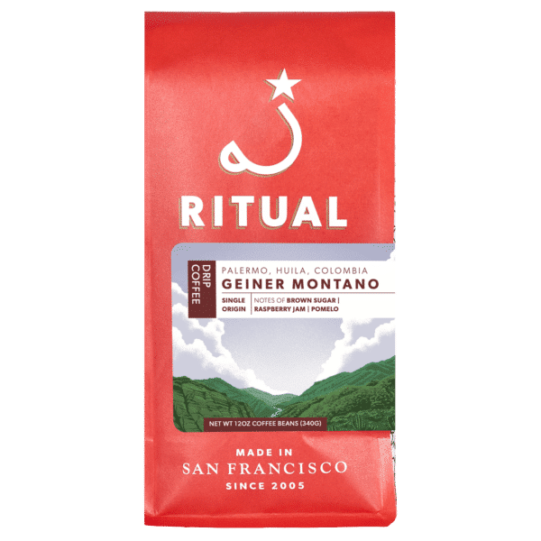 Ritual 12oz coffee bag of Geiner Montano