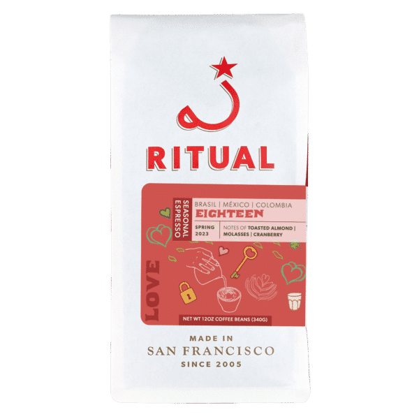 Ritual 12oz coffee bag of Eighteen Seasonal Espresso