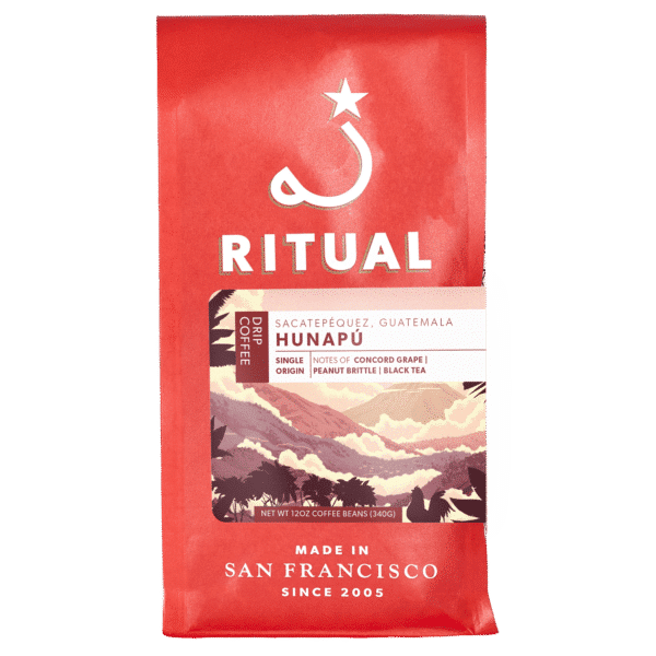 12oz coffee bag of Hunapu