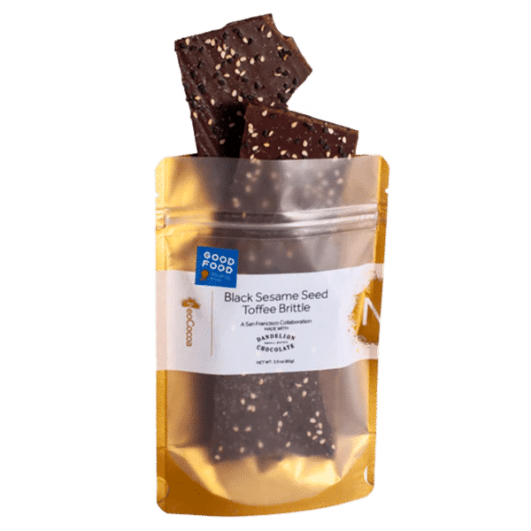 Black Sesame Seed Toffee Brittle