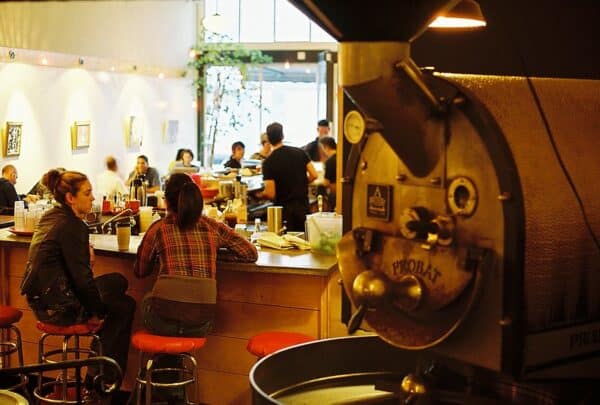 Probat L12 in cafe