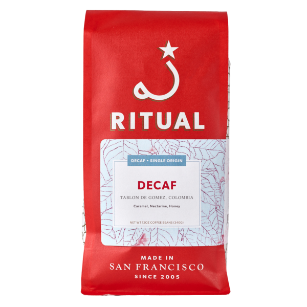 12oz Ritual Coffee bag of Decaf Tablon de Gomez, Colombia