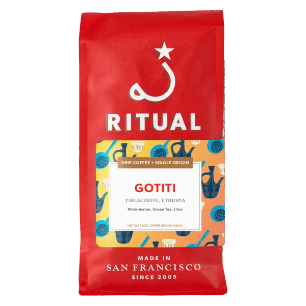 12oz bag of Gotiti, Ethiopia drip coffee
