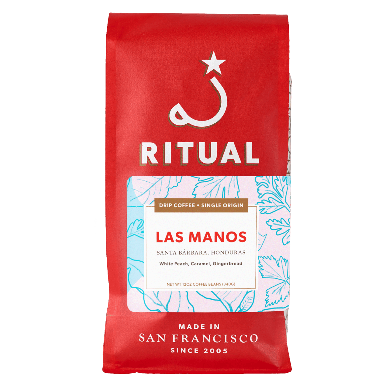 12oz bag of Las Manos drip coffee