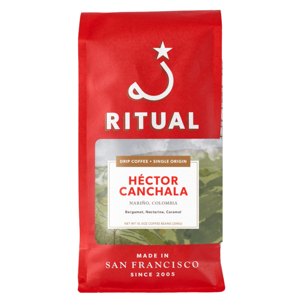 10.5oz bag of H&eacute;ctor Canchala drip coffee