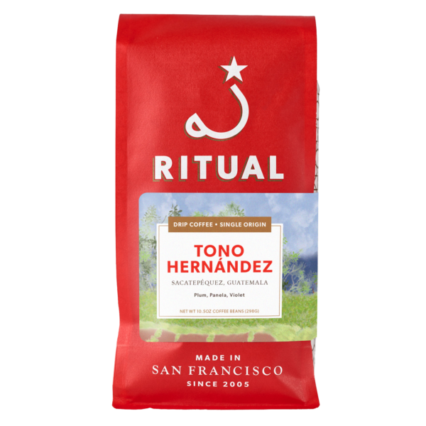 10.5oz bag of Tono Hern&aacute;ndez, Guatemala drip coffee